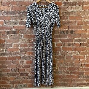 Chaus Black & White Floral Maxi dress  - M